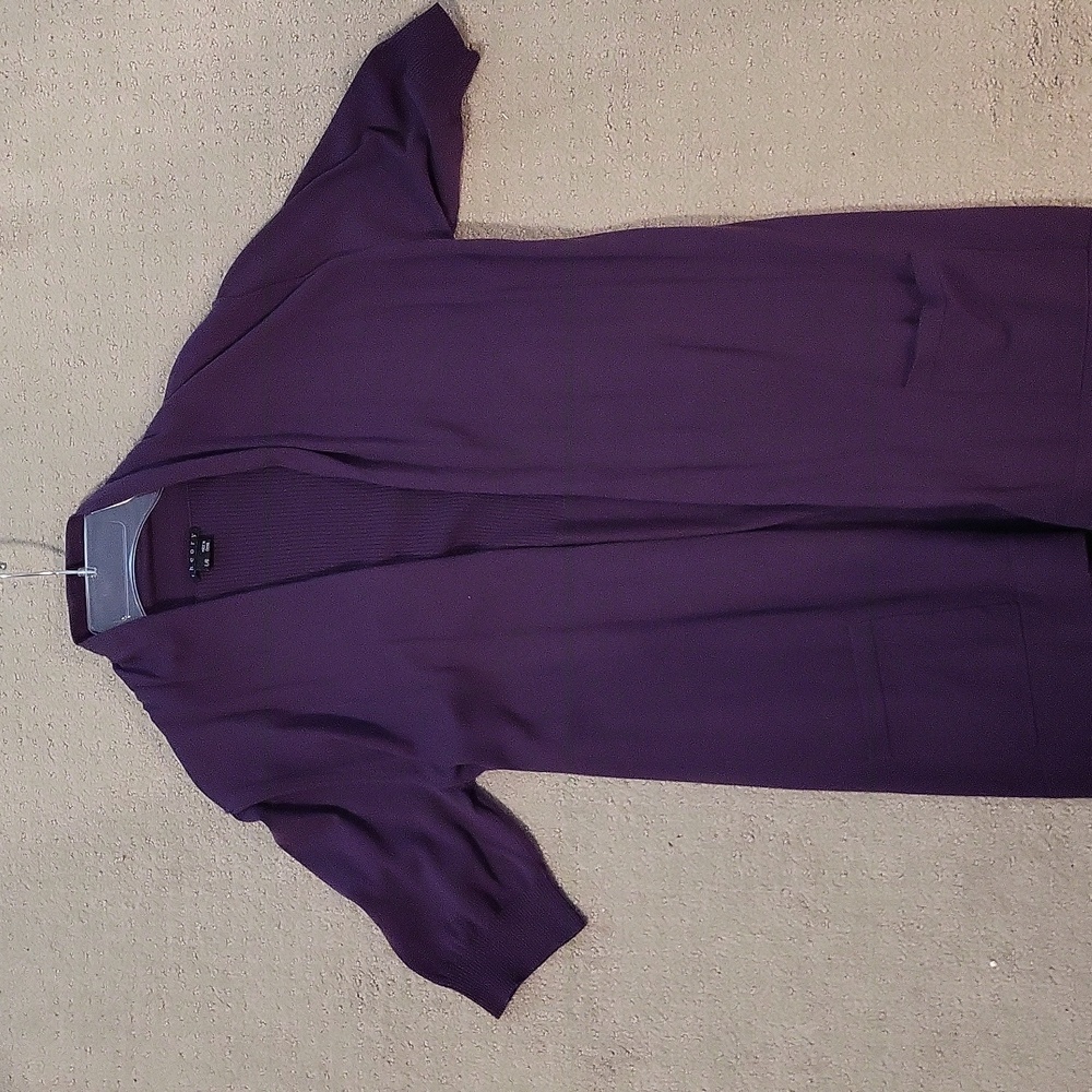 Womens theory short sleeve cardigan
